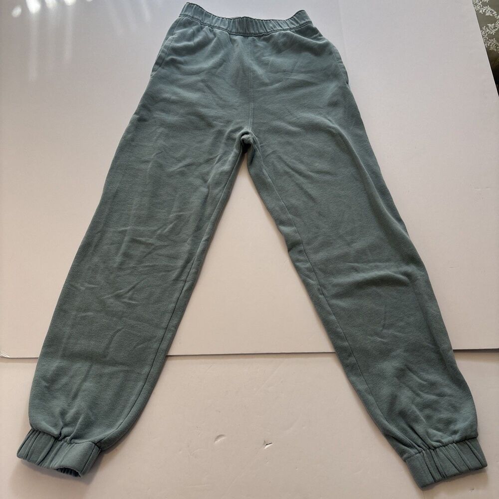 Hollister Ultra High Rise Sweatpants Elastic Waistband Size XXS Sage Green